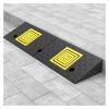 1 Pack Rubber Kerb Ramp Curb Ramp Portable Threshold Ramps Driveway Ramp Car Slope Ramp for Vehicles Truck Scooter Bike Motorcycle Loading Dock(high 3.5 in) view 1
