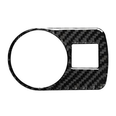 Cnswee6 Car LHD Headlight Button Switch Decor Lamp Panel Cover Trim for Audi TT TTS TTRS 2008 2009 2010 2011-2014 Carbon Fiber Black
