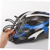 PartyKindom 2pcs Silicone Bicycle Helmet Replacement Padding Comfortable Liner Pad for Cycling Helmets Durable and Easy to with Road and Mountain Bikes Black view 2