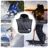 GEUGECY Motorcycle Neck and Chest Warmer, Winter Cycling Neck Cover Windproof Waterproof Unisex Thermal Neck Warmer for Men Women, Outdoor Motorcycle Neck Wind Guard Scarf Chest Protector view 2