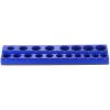 HARFINGTON Magnetic Socket Organizer 1/2" Drive Metric Socket Holder Tray Socket Storage Rack Holds 19 Standard and Deep Size Sockets, Blue view 1