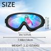 SooGree Dirt Bike Goggles with Impact Resistance, ATV Motocross Motorcycle, Safety Riding Ski Goggles Over Glasses with Adjustable Elastic Headband Windproof Dustproof view 3