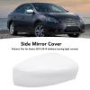 Bnineteenteam Side Mirror Housing, Side Mirror Cover Exterior Rearview Mirror Cover Cap Unpainted White Wing Mirror Housing for 2012 to 2019 (Right K6373 3RM0A) view 4