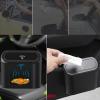 SGLRT Car Trash Can Bin with Lid - Universal Vehicle Mini Leakproof Garbage Can Bin with 20pcs Trash Bags Can Organizer Storage for Front Back Seat Accessories for Auto Office Bedroom Home(Black) view 3