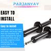 Parjanyay Front and Rear Shocks and Struts Kit Replacement, Suspension Complete Strut Assembly Shock Absorbers for Pontiac Montana 2005-2009 for Saturn Relay 2005-2007 for Terraza 2005-2007 view 3