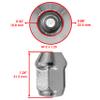 Caltric 90176-12800-00 Wheel Lug Nut view 2