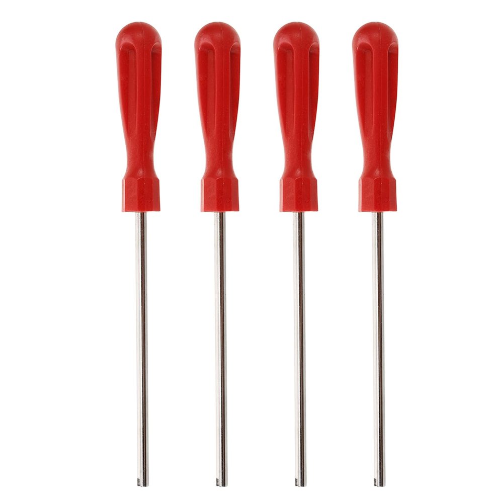 iplusmile 4pcs Tire Valve Core Removal Tool Metal Wrench Set for Repair