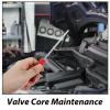 iplusmile 4pcs Tire Valve Core Removal Tool Metal Wrench Set for Repair view 2