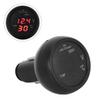 3 in 1 Multifunctional Car Gadget: Digital LED Voltmeter, Temperature Monitor & High Speed USB Charger for 12V24V Vehicles view 2