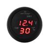 3 in 1 Multifunctional Car Gadget: Digital LED Voltmeter, Temperature Monitor & High Speed USB Charger for 12V24V Vehicles view 3