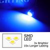 iJDMTOY JDM Ultra Blue 4-SMD High Power LED Side Mirror Replacement Bulbs Compatible With 2007-2014 Toyota FJ Cruiser view 2