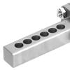 High Strength RC Truck Trailer Hook Aluminum Alloy Wear for SCX10 90046, Easy Vehicle Towing for RC Enthusiasts (Silver) view 4