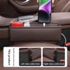 MZYLW Car Seat Gap Storage Organizer for Mercedes Benz GLC 200 200d 220d 260 300 300d 300e 300de 400d Seat Side Gap Filler Leak Proof Storage Organizer Leather Console Side Pocket Storage Box view 3