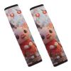 JHION 2Pcs Car Seat Belt Pad Cover, Piggy Soft Auto Seat Belt Cover, Funny Animal Shoulder Strap Protectors for Adults and Children, Comfort and Protection for Your Shoulder Neck view 1