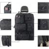 OVARIA Universal Car Seat Back Organizer Vehicle Molle Panel Organizer Storage Bag with 5 Detachable Molle Pouch for Jeep, Truck, SUV, Car(Black) view 2