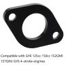 Kurihina Compatible with Intake Manifold Gasket for GY6 125cc 150cc 4-Stroke Engine 157QMJ GY6 Carburetor Inlet Pipe Gasket Taotao Scooter Roketa Mopeds ATV Quad Dirt Bike Go Kart Kymco Znen Tank view 4