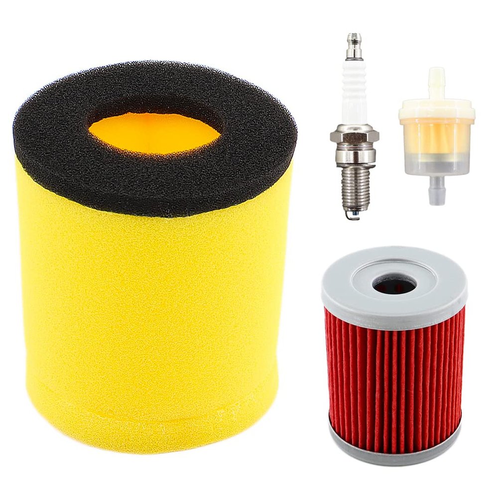 Kurihina Compatible with Air Filter Fit for Suzuki Ozark 250 LTF250 Quadsport Z250 LTZ250 2x4 King Quad 300