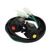 Motorcycle Start and Kill Switch NO/Off Horn Button Commonly Open Electrical Converter Compatible with The ATV UTV Etc(Red) view 4