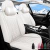 Car Seat Covers for Toyota RAV4 2014-2023 2024 2025 2026,5 Seats Full Set Luxury Breathable Nappa Leather Seat Cover Waterproof Seat Protector,Airbag Compatible Vehicle Chair Covers(White, Pillows) view 2