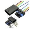 1 Set 6 Pin Automobile Waterprof Connectors Male Female TPS Accelerator Pedal p/lug Wiring Harness 12066317 12162261(Brown,1 Set) view 2