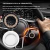 Car Bling Crystal Rhinestone Engine Start Decoration Ring, Sparkling Push Start Button Sticker, Key Ignition & Knob Ring Decoration, Bling Car Interior Accessories for Women (Peach) view 4