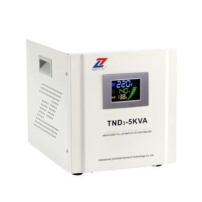 CSCPEXCZ Voltage Stabilizer TND5 5KVA Single Phase Normal Type 5KW Intelligence Automatic 220V AC Regulator