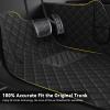 Car Floor Mat for 2011 Nissan Titan, Leather Car Mats All Weather Floor Liners Carpet (Full Set, Black) view 2