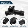 TUCKBOLD HVAC Heater Hose Connector for Audi A8 Quattro 3.0L 2015-2018 Good Sealing No.06E121045AN Engine Radiator Coolant Hose Pipe Black 1 Pcs view 4
