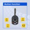 Replacement Keyless Remote Head Key Fob Compatible with Taurus 2013 FCC CWTWB1U793 OUC6000022 Part Number 164-R8000 164R8000 view 2