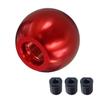 BDZMC Round Ball Car Gear Shift Knob with 3 Adapters M8 M10 M12 (Red) view 1