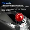 BDZMC Round Ball Car Gear Shift Knob with 3 Adapters M8 M10 M12 (Red) view 4
