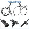 ABS Wheel Speed Sensor Compatible with Ford Edge Lincoln MKX 2011 2012 2013 view 3