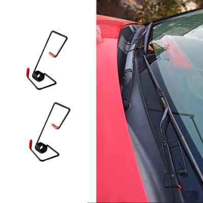 Zufoty 2PCS Windshield Wiper Arm Pressure Spring Booster, Wiper Arm Pressure Spring Set, Enhance Wiper Performance, Easy Install, Improved Visibility in Rain/Snow, Universal for All Vehicles