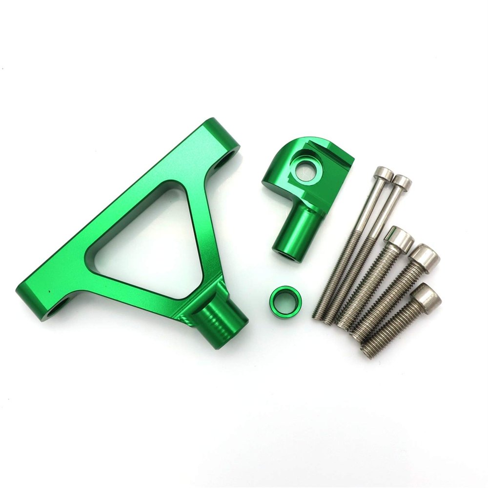 VELORE Motorcycle Steering Damper Stabilizer Bracket For KAWASAKI ZX6R ZX-6R Mounting Kit(J)