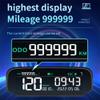 ELING Wireless HUD Solar Digital GPS Speedometer with Odometer Fatigue Driving Overspeed Alarm Date Time Altitude Head up Display for Car Motorcycle Truck view 3
