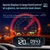 ELING Wireless HUD Solar Digital GPS Speedometer with Odometer Fatigue Driving Overspeed Alarm Date Time Altitude Head up Display for Car Motorcycle Truck view 4