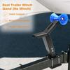 Up & Down Adjustable Boat Trailer Winch Post with Roller, Winch Stand for 3" to 4" W x 4" H Trailer Tongue, Boat Trailer Winch Stand for Speedboats, Fishing Boats & MotorboatsNo Winch view 2