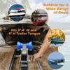 Up & Down Adjustable Boat Trailer Winch Post with Roller, Winch Stand for 3" to 4" W x 4" H Trailer Tongue, Boat Trailer Winch Stand for Speedboats, Fishing Boats & MotorboatsNo Winch view 4