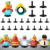 20 Pcs Duck Holder, Rubber Duck Plug Holders for Car Dash, Rubber Duck Mounts for Car Dashboard, Car Accessories for Duck, Birthday Gift for Off-Road Vehicle Lover, Christmas Stocking Stuffers Gifts view 1