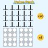 20 Pcs Duck Holder, Rubber Duck Plug Holders for Car Dash, Rubber Duck Mounts for Car Dashboard, Car Accessories for Duck, Birthday Gift for Off-Road Vehicle Lover, Christmas Stocking Stuffers Gifts view 3