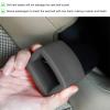 Gasedin 2 PCS Seat Belt Buckle Holder, Silicone Seatbelt Buckle Booster for Easy Access, Seat Belt Buckle Fixer Makes Receptacle Stand Upright and Stable for Kids, Car Accessories (Dark Gray) view 3