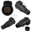 plplaaoo 12V 13 Pin Plastic Trailer Plug Socket Wiring Connector Adapter - Safe & Efficient for Caravan Towing view 4
