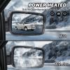 MOFOAP Passenger Side Mirror Compatible with 2013-2018 Dodge Ram 1500 2500 3500 Mirrors with Heated Puddle Lamp Tuning LED Signal Power Fold Chrome(9+2Pins) view 2