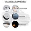 MOFOAP Passenger Side Mirror Compatible with 2013-2018 Dodge Ram 1500 2500 3500 Mirrors with Heated Puddle Lamp Tuning LED Signal Power Fold Chrome(9+2Pins) view 4