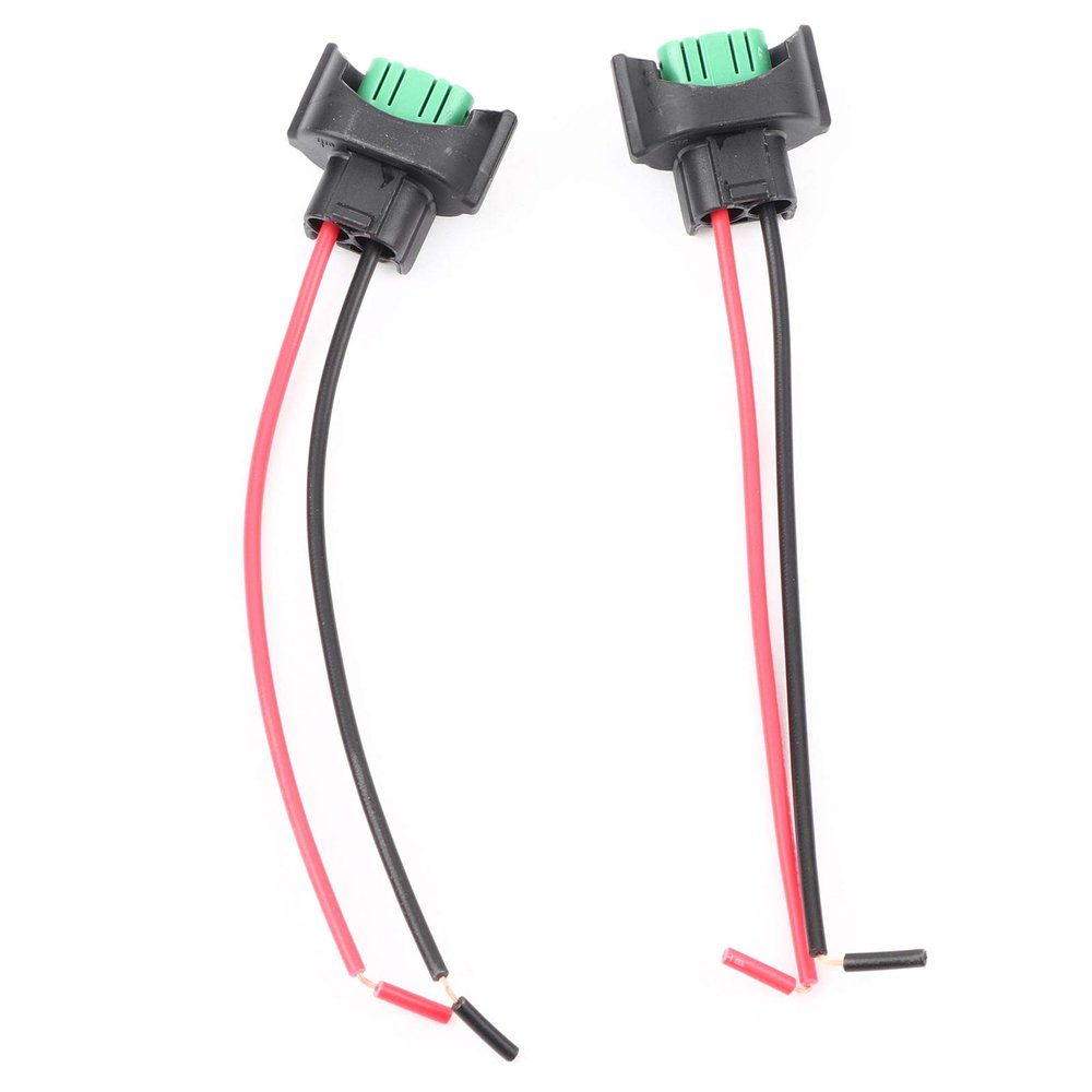 Gavigain 2Pcs Car Motorcycle Female Adapter Wiring Socket Base, Bulb Female Connector Lamp Holder Cable Connector for H8 H11