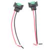 Gavigain 2Pcs Car Motorcycle Female Adapter Wiring Socket Base, Bulb Female Connector Lamp Holder Cable Connector for H8 H11 view 1