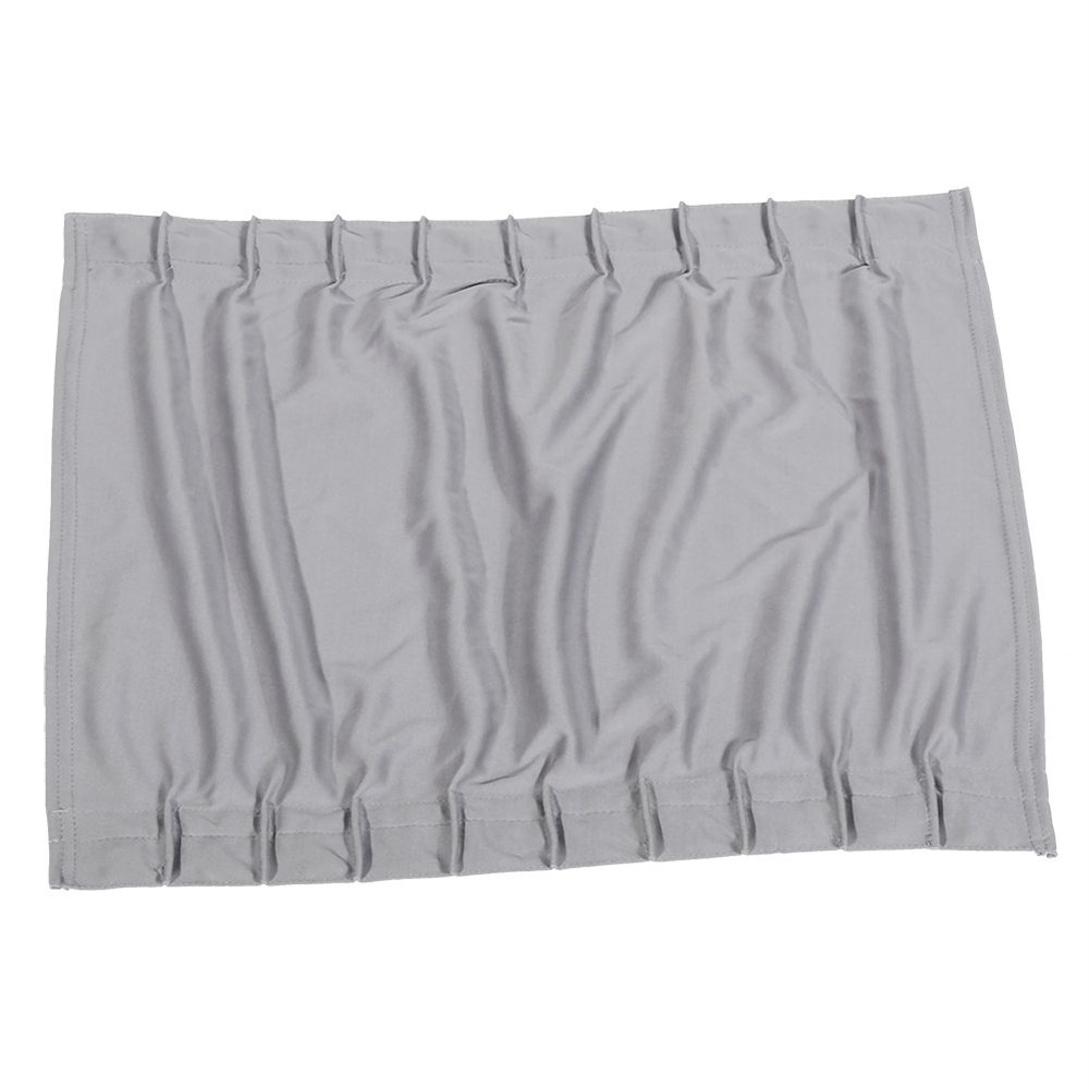Car Sun Shade Curtain Adjustable Sunshade Drape Visor Valance Curtain for Cars SUV VIP Style 2 x 50s (Gray),Sun Visors,Sun Visors