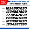 Decallab Customizable Personalized Motocross Full Graphics Kit, Complete Professional Dirt Bike Racing Decal Sticker Set for Kawasaki KX 250F KX 450F 2021 2022 2023 (Teal) view 3