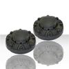 2pc Bolt-On Front Center Caps for Ram 3500 Tradesman 19-25 - Gloss Black view 1