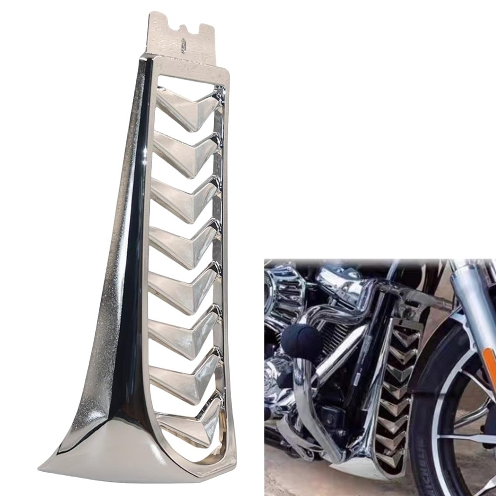 Chin Fairing Spoiler Lower Radiator Cover Kit For Harley Softail 2018-2023
